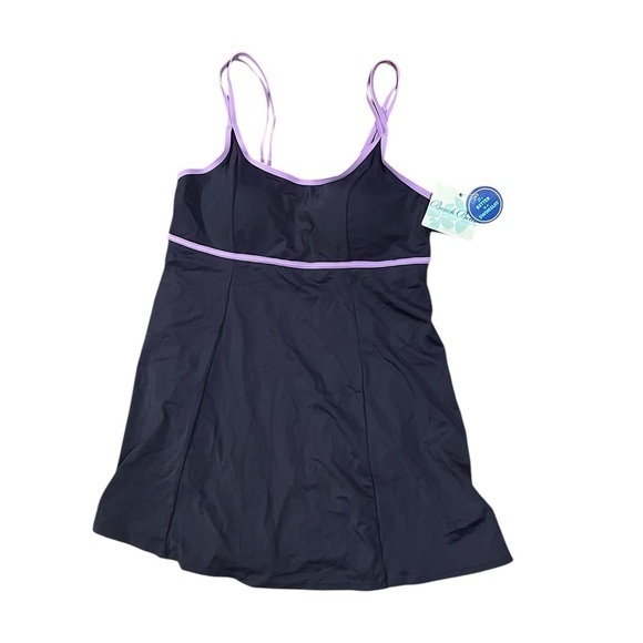 Swimsuits For All Other - NEW Size 14 Swimsuits for All Women's Beach Belle Swimdress One Piece Blue Purpl